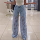 💃LAST DAY SALE 49% OFF🌸🔥 Lace spliced jeans