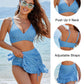 🔥LAST WEEK SALE 49% OFF💥Gingham High Waisted Tummy Control Bikini Sets👙