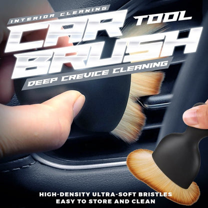 🏆Only ￡5.99 Last Day Promotion!🎁Car Interior Cleaning Tool Brush Kit