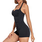 Women's Sexy Backless One-Piece Swimsuit