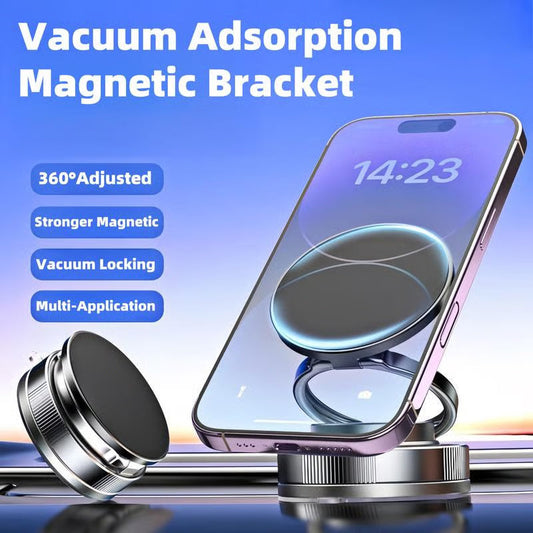 🏆LAST DAY BUY 1  GET 1 FREE🔄360° Adjustable Vacuum Magnetic Phone Holder📱🚗2