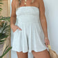 🎉Last Day Promotion 50% OFF💃Strapless One-piece Flowy Short Romper