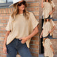 ⏳LAST DAY SALE 70% OFF✨🧶Women’s Loose Short Sleeve Knit Top – Soft, Breathable & Versatile for Daily Casual