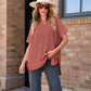 ⏳LAST DAY SALE 70% OFF✨🧶Women’s Loose Short Sleeve Knit Top – Soft, Breathable & Versatile for Daily Casual