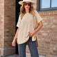 ⏳LAST DAY SALE 70% OFF✨🧶Women’s Loose Short Sleeve Knit Top – Soft, Breathable & Versatile for Daily Casual