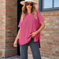 ⏳LAST DAY SALE 70% OFF✨🧶Women’s Loose Short Sleeve Knit Top – Soft, Breathable & Versatile for Daily Casual