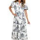 💖 Special Sale 50% OFF!🔥Last 3 Hours!!💝Women's Ethnic Style Floral Printed Dress