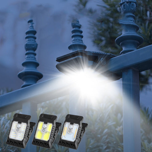 🔥Buy 1 get 1 free! 🔥Solar clip light with motion sensor💡Perfect for gardens, balconies, and patios! 🏡✨