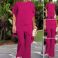 👗New arrival 40% OFF!💝Summer Fashion Chiffon Ladies Plus Size Two Piece Set