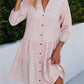 🍂Autumn Sales 49% OFF🔥Women's Button Down 3/4 Sleeve Shirt Dress