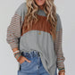 Women’s Trendy Color Block Striped Long Sleeve T-Shirt