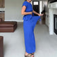 Women’s Pleated Top & Wide-Leg Pants Set
