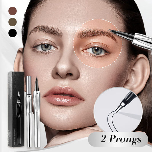 🔥LAST DAY SALE- 49% OFF🔥Multi-Used 3D Waterproof Microblading Eyebrow Pen 2 Fork Tip Tattoo Pencil