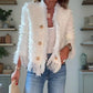 ⏳50% OFF today only!⏰Women’s Fashion Button Tassel Short Coat