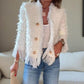 ⏳50% OFF today only!⏰Women’s Fashion Button Tassel Short Coat