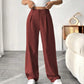 🏆 Last Day Special Price £18.79!!!💝New Style✨Women's High Waisted Straight Leg Work Trousers , Smart & Casual Look for Office and Beyond