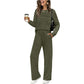 🔥LAST DAY 50% OFF💓Women's Crew Neck Top & Drawstring Pants Set