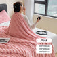 🎁LAST DAY SPECIAL PRICE: ￡11.99!!🎅Super Soft Fur Ribbed Fleece Throw Blanket⛄🔥