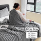 🎁LAST DAY SPECIAL PRICE: ￡11.99!!🎅Super Soft Fur Ribbed Fleece Throw Blanket⛄🔥