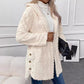 ❄️ Quilted Winter Style | Women's Diamond-Pattern Hooded Warm Jacket with Side-Hem Buttons