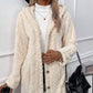 ❄️ Quilted Winter Style | Women's Diamond-Pattern Hooded Warm Jacket with Side-Hem Buttons