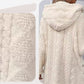 ❄️ Quilted Winter Style | Women's Diamond-Pattern Hooded Warm Jacket with Side-Hem Buttons