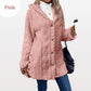 ❄️ Quilted Winter Style | Women's Diamond-Pattern Hooded Warm Jacket with Side-Hem Buttons
