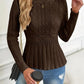 ⏳LAST DAY SALE 50% OFF!!✨Women's Chunky Knit Crew Neck Long Sleeve Knit Top