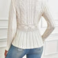 ⏳LAST DAY SALE 50% OFF!!✨Women's Chunky Knit Crew Neck Long Sleeve Knit Top
