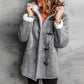 ⏳LAST DAY SALE 50% OFF!!🔥🧸Women's Hooded Suede Coat with Plush Lining– Plush Warmth Meets Effortless Winter Style