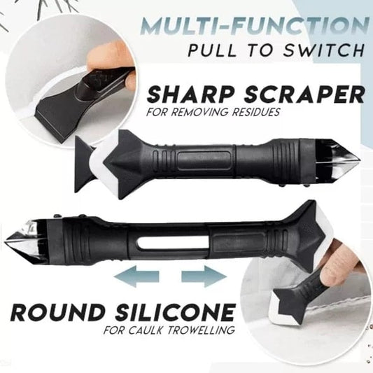 🔥Last Day Sale: ￡6.95!🎁50K+ SOLD! Almost Gone✨🛠️3 in 1 Silicone Caulking Finishing & Removal Tool Set