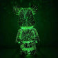?49% OFF?3D Firework Bear Colorful Bear Decor Light Gift for Him or Her