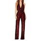 🏆 Last Day Sale 70% OFF!!!💝New Style✨Women's Sparkly Sexy Halter Neck Slim Fit Jumpsuit