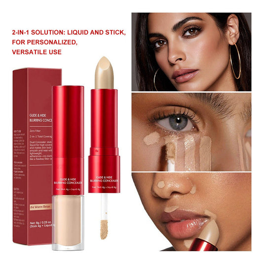 ⏳LAST DAY SALE: ￡6.99!!🔥Dual-Ended Long-Lasting Lightweight Concealer💄