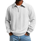 Cable-Knit Half-Zip Sweater – Premium Soft & Relaxed Fit