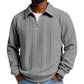 Cable-Knit Half-Zip Sweater – Premium Soft & Relaxed Fit