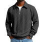 Cable-Knit Half-Zip Sweater – Premium Soft & Relaxed Fit
