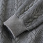 Cable-Knit Half-Zip Sweater – Premium Soft & Relaxed Fit