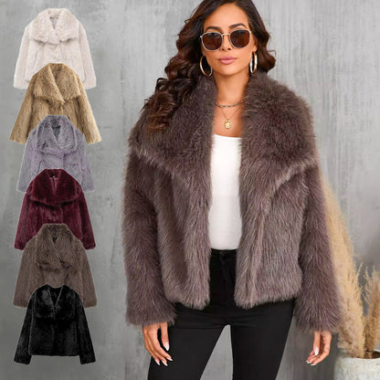 🎅CHRISTMAS SALE 50% OFF!!⏳50K+ SOLD! 🎁✨Women's Luxury Fluffy Short Coat