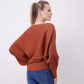 💖CHRISTMAS SALE 50% OFF🎉Women's Boat Neck Dolman Sleeve Ribbed Knitted Sweaters