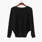 💖CHRISTMAS SALE 50% OFF🎉Women's Boat Neck Dolman Sleeve Ribbed Knitted Sweaters