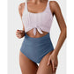 👙LAST DAY SALE 50% OFF!!💃Women's Tummy Control Slimming Cutout Tie Knot One Piece Swimsuit
