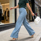 🔥LAST DAY SALE 50% OFF✨High-Waist Glitter Straight-Leg Trousers