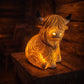 ⏳Limited offer: 60% OFF! 💥🐮 The Cozy Highland Glow: Highland Cattle Lamp