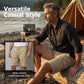 🏆LAST DAY SALE ONLY ￡11.99!!💞50K+ SOLD!💥👴🩳 Lightweight Cargo Shorts – Breathable fabric, knee-length cut. Secure pockets for phone & keys. Comfortable all day long. ✅☀️
