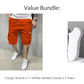 🏆LAST DAY SALE ONLY ￡11.99!!💞50K+ SOLD!💥👴🩳 Lightweight Cargo Shorts – Breathable fabric, knee-length cut. Secure pockets for phone & keys. Comfortable all day long. ✅☀️
