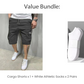 🏆LAST DAY SALE ONLY ￡11.99!!💞50K+ SOLD!💥👴🩳 Lightweight Cargo Shorts – Breathable fabric, knee-length cut. Secure pockets for phone & keys. Comfortable all day long. ✅☀️