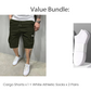 🏆LAST DAY SALE ONLY ￡11.99!!💞50K+ SOLD!💥👴🩳 Lightweight Cargo Shorts – Breathable fabric, knee-length cut. Secure pockets for phone & keys. Comfortable all day long. ✅☀️