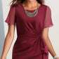 🔥LAST DAY SALE 50% OFF!!✨Elegant Fashion Solid Color Dress