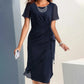 🔥LAST DAY SALE 50% OFF!!✨Elegant Fashion Solid Color Dress